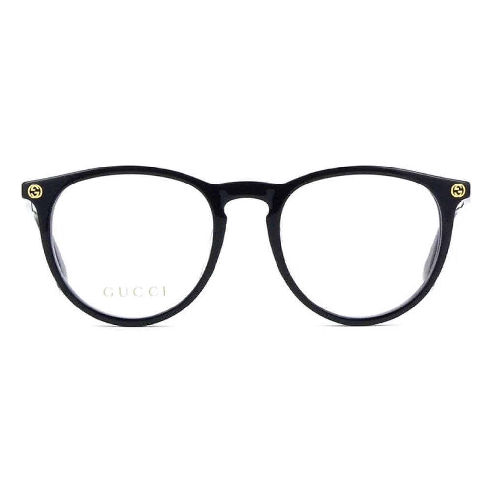 NEW GUCCI EYEGLASSES GG0027O 001 BLACK WOMEN EYEWEAR GUCCI - Picture 2 of 3